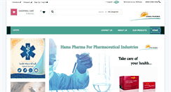 Desktop Screenshot of hama-pharma.com